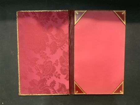 PORTADOCUMENTI in marocchino rosso (difetti)