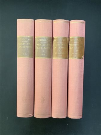SCHIDLOF Leo. La Miniature en Europe [du 16e au 19e siècle]. Graz: Akademische
