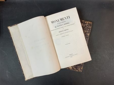 GIURIA, P. Monumenti più ragguardevoli di tutti i popoli. Torin: Fontana, 1844.