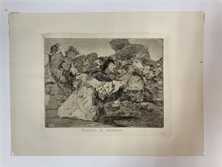 GOYA Y LUCIENTES, Francisco. Desastres de la guerra. Una serie di incisioni dal