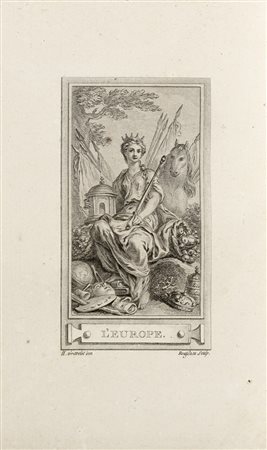 GRAVELOT Hubert François, Cochin Charles Nicolas. Iconologie par Figures ou Tra