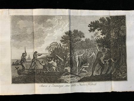 LA HARPE, Jean François de. Compendio della storia generale de' viaggi... adorn