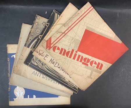 WENDINGEN Maandblad voor Bouwen en Sieren, van Architectura et Amicitia. 6 nume