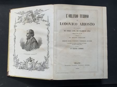 [LETTERATURA] Lotto composto da: ARIOSTO, Ludovico. L'Orlando furioso. Pagnoni,