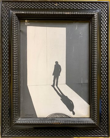 Remo Gaibazzi "Senza titolo" 1965
tela emulsionata
cm 35x25
firmato in basso a s