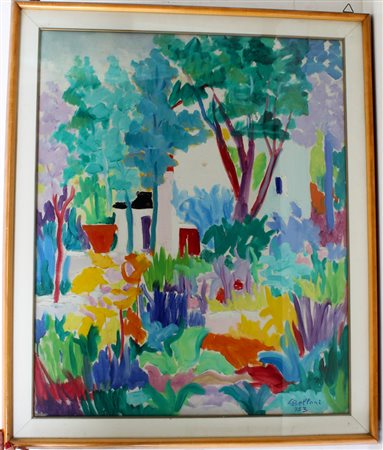 Gino Bellani "Estate" 1953
olio su tela
cm 80x65
firmato e datato in basso a des