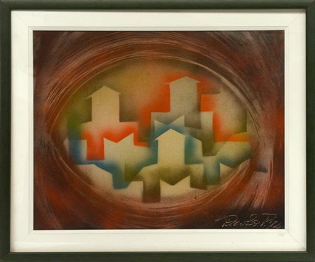 Paolo Polli "Paesaggio" 1974
olio su tela
cm 40x50
firmato e datato in basso a d