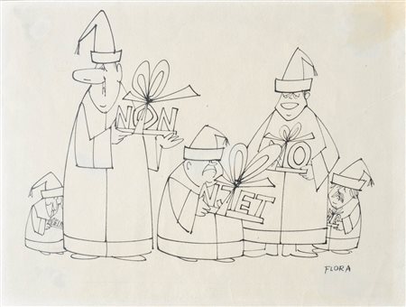 Paul Flora (Glurns/Glorenza 1922 – Innsbruck 2009)