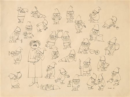 Paul Flora (Glurns/Glorenza 1922 – Innsbruck 2009)