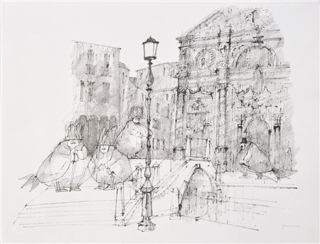 Paul Flora (Glurns/Glorenza 1922 – Innsbruck 2009)