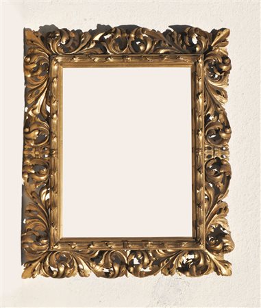 Cornice neobarocca, XIX sec.;Legno, gesso, 100 x 85 cm