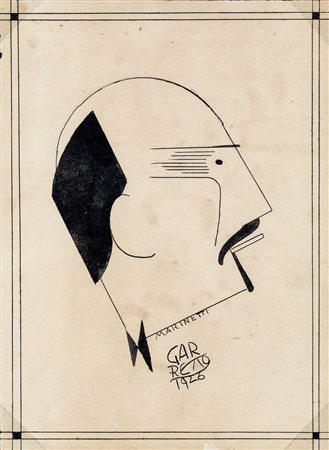 Paolo Federico Garretto (1903 - 1991), Ritratto di Marinetti, 1926