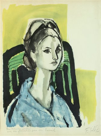 Françoise Gilot (1921), Autoritratto, 1966