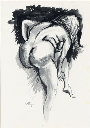 Renato Guttuso (1911-1987), Nudo femminile
