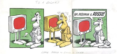 Benito Jacovitti   (1923-1977), TV a colori