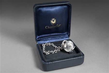 CHANTECLER
Bracciale a catena in argento 925/1000 con charm a campanella, g. 14