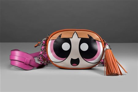 MOSCHINO
Borsetta a tracolla stampata con il volto di Lolli (delle Superchicche