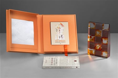 EZIO GRIBAUDO, CARLO MORETTI
Lotto composto da un'opera di Gribaudo "Archeologi