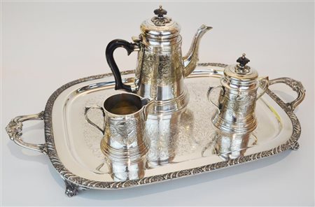 LOTTO COMPOSTO DA QUATTRO PEZZI IN ARGENTO SHEFFIELD rispettivamente composto...