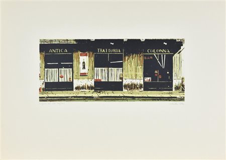 Antonio Saliola I PASSI DEL SOLE litografia, cm 50x70; es. 100/125 firmato,...