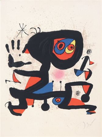 Joan Miró Barcellona 1893 - Palma di Maiorca 1983 Droits de l'homme, 1974...