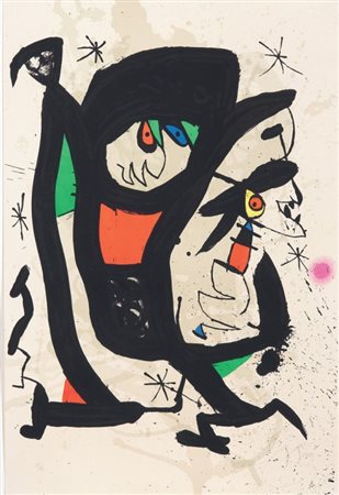 Joan Miró Barcellona 1893 - Palma di Maiorca 1983 Young artists '73, 1973...