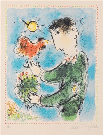 Marc Chagall Vitebsk 1887 - Saint Paul de Vence 1985 L'Aurore, 1983...