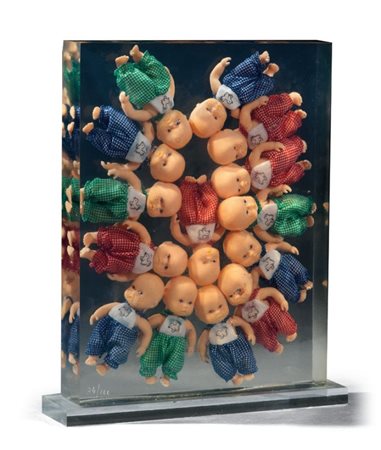 Arman (Armand Pierre Fernandez) Nizza 1928 - 2005 Bambole Inclusione di...