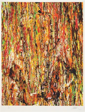 Arman (Armand Pierre Fernandez) Nizza 1928 - 2005 Sassofoni Serigrafia a...