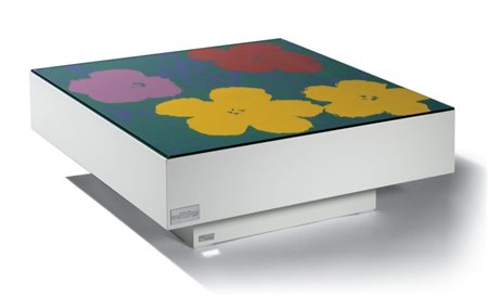 Andy Warhol Pittsburgh 1928 - New York 1987 Tavolo Flowers Tavolino con...
