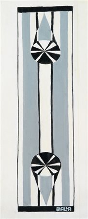 Giacomo Balla Torino 1871 - Roma 1958 Progetto per sciarpa Tempera su carta,...