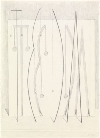 Fausto Melotti Rovereto (Tn) 1901 - Milano 1986 Senza titolo, 1968 Matita su...