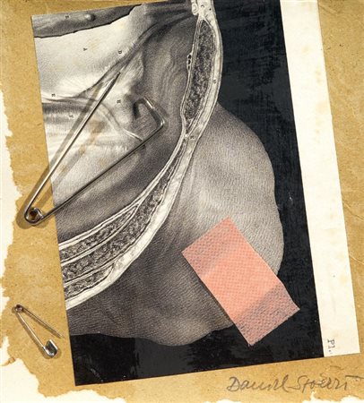 Daniel Spoerri Galati 1930 Spingole francesi, 1993 Collage su carta, cm....