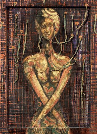 Bruno Ceccobelli Monte Castello Vibio (Pg) 1952 Sibilla del tre, 2001 Tecnica...