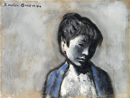 Xavier Bueno Vera de Bidesoa 1915 - Fiesole (Fi) 1979 Ragazza, 1966 Olio su...