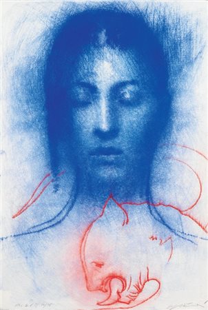 Omar Galliani Montecchio Emilia (Re) 1954 Le tue macchie nei miei occhi, 2005...