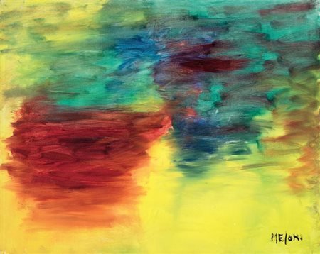 Gino Meloni Varese 1905 - Lissone (Va) 1989 Pittura 12, 1961 Olio su tela,...