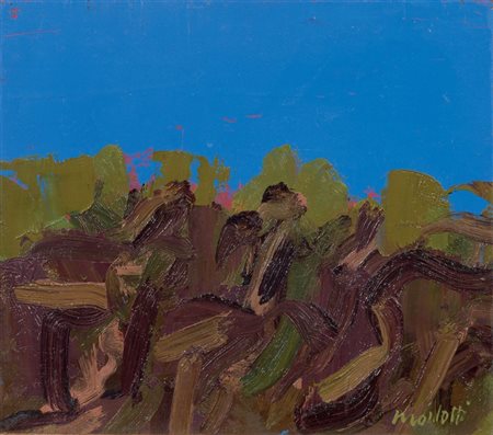 Ennio Morlotti Lecco 1910 - Milano 1992 Vegetazione, (1972) Olio su tela...