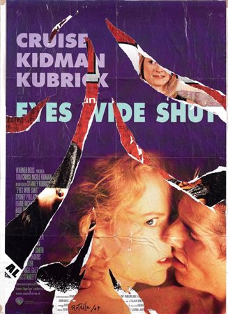 Mimmo Rotella Catanzaro 1918 - Milano 2006 Occhi chiusi, 2005 Décollage su...