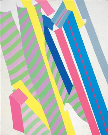 Umberto Buscioni Pistoia 1931 Da invito al viaggio, 1971 Olio su tela, cm....