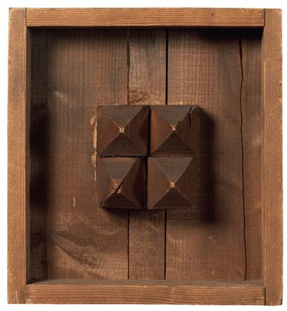 Mario Ceroli Castelfrentano (Ch) 1938 Senza titolo, 1961 Scultura in legno,...