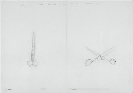 Alighiero Boetti Torino 1940 - Roma 1994 Maschio Femmina, 1973-74 Frottage a...