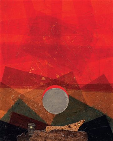 Roberto Crippa Milano 1921 - Bresso (Mi) 1972 Amore, 1971 Sugheri e collage...