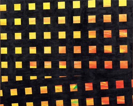 Mario Nigro Pistoia 1917 - Milano 1992 Senza titolo, 1956 Tempera murale su...