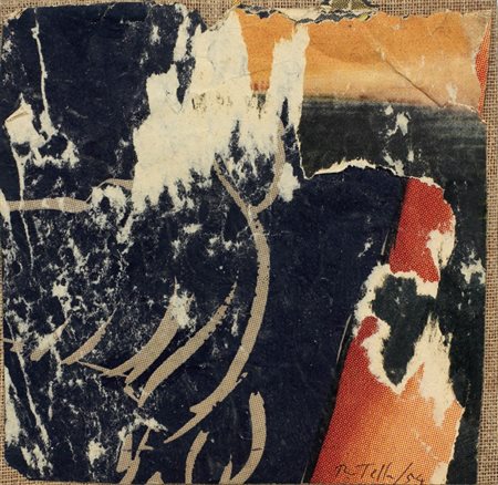 Mimmo Rotella Catanzaro 1918 - Milano 2006 Senza titolo, 1954 Décollage su...