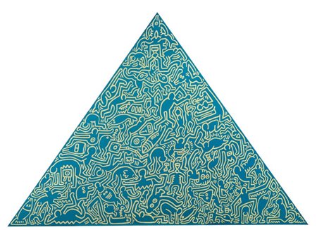 Keith Haring Kutztown 1958 - New York 1990 Senza titolo, 1989 Serigrafia su...