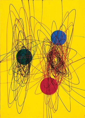 Roberto Crippa Milano 1921 - Bresso (Mi) 1972 Spirali, 1951 Olio su tela, cm....