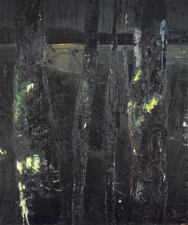 Giovanni Frangi Milano 1959 Nobu, 2001 Olio su tela, cm. 241,5x201 Firma e...