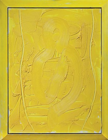 Gianni Dessì Roma 1955 In cornice, 2004 Olio su tela in cornice d'artista,...