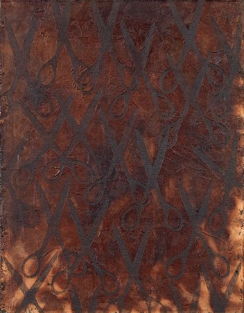 Piero Manzoni Soncino (Cr) 1933 - Milano 1963 Forbici, 1956-57 Olio e catrame...